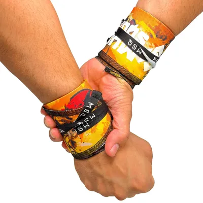 Power Weave wrist wraps for calisthenics - Weighted pull-ups