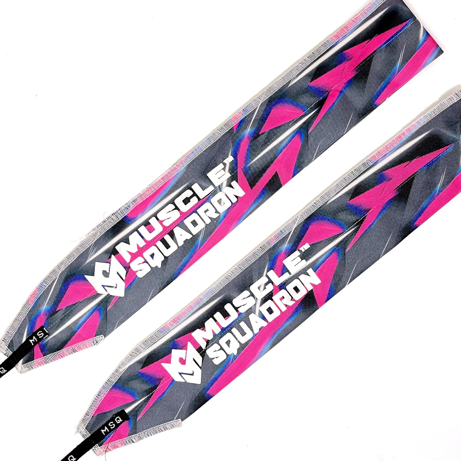 Close-up of Gripzora Urban Streetwear wrist wraps, highlighting their reinforced stitching and durable material for heavy calisthenics and weightlifting.