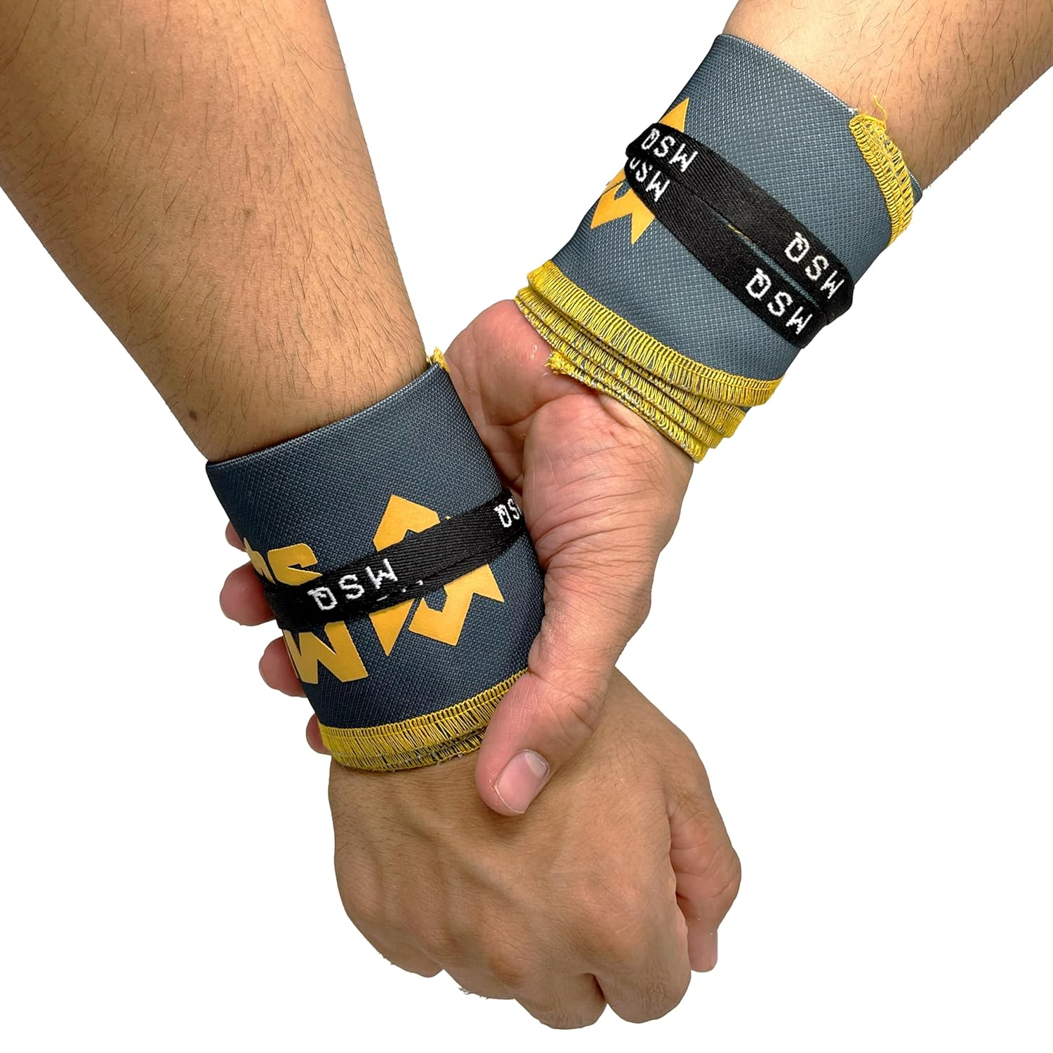 Gripzora Urban Grime wrist wraps, showing the unique design and providing superior stability for calisthenics and heavy weightlifting.